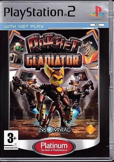 Ratchet Gladiator - PS2 - Platinum (B Grade) (Genbrug)